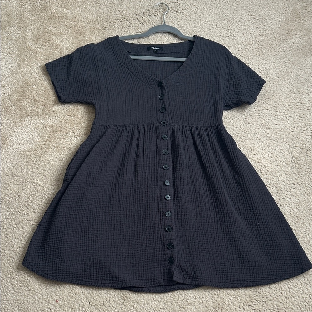 Madewell Button Front Dress
